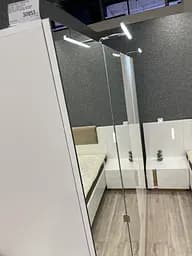 Шафа для одягу Perfect Home Арко / Arco 4-дверна з дзеркалом 4D2S/220 Білий глянець/дуб грандсон (PFH-091041) - мініатюра 10
