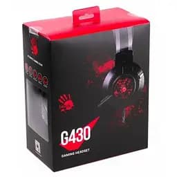 Навушники A4Tech G430 Bloody Black (G430 Bloody Black) - мініатюра 2