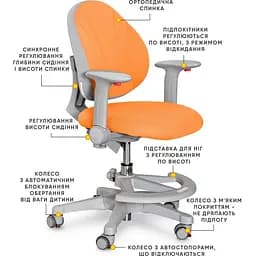Дитяче крісло Evo-kids Mio OR (Y-407 OR) - мініатюра 3