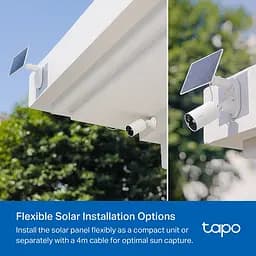 Комплект розумної бездротової камери TP-Link TAPO C410 KIT 2K QHD та сонячної панелі - мініатюра 7