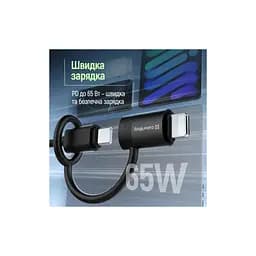 Перехідник USB-C F to Lightning M black ColorWay (CW-AD-LC) - мініатюра 8