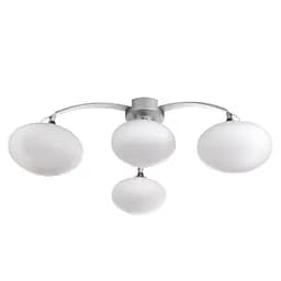 Люстра стельова Brille E14 60W GY (BR-01927C/4)