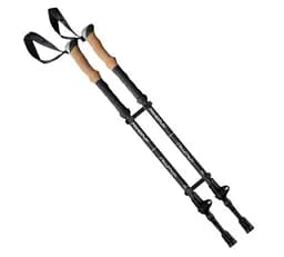 Трекинговые палки PowerPlay 9110 Friluftsliv Black/White 80-135 см (пара) + 2-и пары сапог + чехол (PP_9110_Friluftsliv)