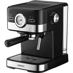 Кавоварка Ardesto рожкова 1.5л мелена чорно-срібляста