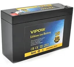 Акумуляторна батарея для ДБЖ Vipow Li-Ion 12 V / 8 А*ч (VP-1280LI)