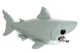 Фігурка Funko Pop Фанко Поп Щелепи Акула людожер Jaws w/ Diving tank Велика біла Акула 15см Movies J G759 - мініатюра 6