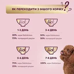Вологий корм для собак Delickcious Смужки з лососем та морквою в крем супі 85 г - мініатюра 3