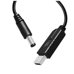 Кабель живлення USB to DC 5.5x2.5mm 9V 1.0m black ColorWay (CW-CBUD066-BK) - мініатюра 6