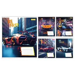Набор тетрадей 1 Вересня Be Fast А5, 24 листа 20 шт. (768010)