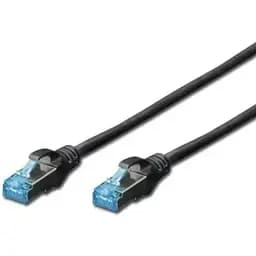 Патч-корд Digitus 2м, cat.5e, SF-UTP, AWG 26/7, black (DK-1531-020/BL)