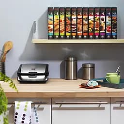 Tefal Мультимейкер Snack collection 700Вт, тефлон, 3 пластини, корпус-нержав.сталь/пластик, чорний - мініатюра 2