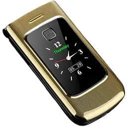 Телефон Tkexun F18 Happyhere F18 gold Dual display