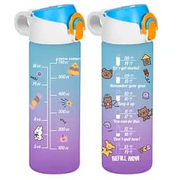 Бутылка для воды Herevin PC-Double Coloured 2025 для спорта 0.75 л (161686-175)