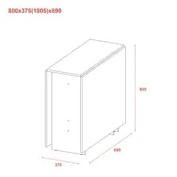 Стіловий стіл Doros Торонто Сосна Натті 180х89х80 (41516124) - мініатюра 3