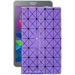 Чохол StatusCASE з екошкіри для планшету Samsung Galaxy Tab A8.0 (T355) Фіолетовий ромб
