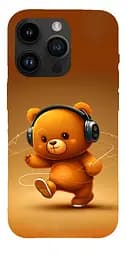 TPU чохол ведмедик меломан 3 (bear listening music)
