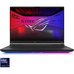 Ноутбук Ігровий ASUS ROG Strix SCAR 18 G835LW з процесором Intel Core Ultra 9 275HX pana la 5.4GHz, 18", 2.5K WQXGA, Mini LED, 240Hz, G-Sync, 64GB DDR5, 2TB + 2TB 16GB GDDR7, No OS, Off чорний