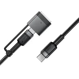 Кабель ACEFAST C22-05 USB-C to USB-C/magnetic aluminum alloy charging data cable Black (6974316285151) - мініатюра 5