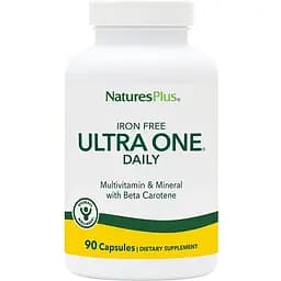 Вітаміни та мінерали Natures Plus Ultra One Daily Caps Iron Free 90 капсул