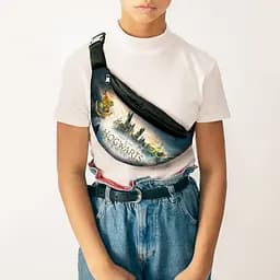 Сумка-бананка Гарри Поттер "Harry Potter" с  принтом ,32х15см,детская,молодежная (00116)