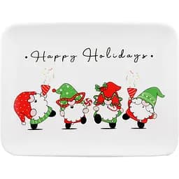 Блюдо Ardesto Gnomes порцелянове прямокутне 20х15 см (AR3063)