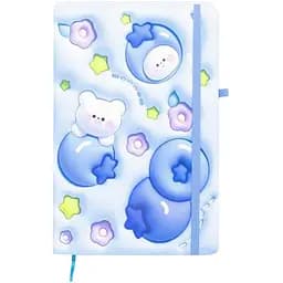 Блокнот на резинке Malevaro Kiddy sweet дизайн 1 А5 13.6×20.8 см твердый переплет 80 листов (761254ML-1)