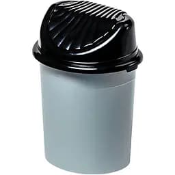 Корзина для мусора Stars Plast 1.7 л серая (94052/сір)