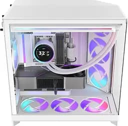 Корпус NZXT H9 Flow RGB White ( см-H92FW-R1)
