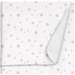 Пелюшки фланелеві Cosas Rose Stars 80х80 см (FlannelDiapers_StarRoseWhite_80x80)