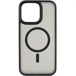 Чохол-накладка Toto Fibra Metal Buttons with MagSafe iPhone 15 Gray