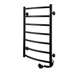 Рушникосушарка UNIO LD ER 700-500-7 BLK Драбинка Дуга електро чорна (21669) - мініатюра 4