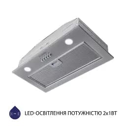 Витяжка повновбудована Minola HBI 5262 GR GLASS 700 LED - мініатюра 3