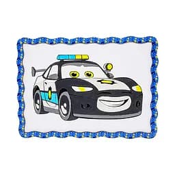 Детский набор для росписи по дереву "Поліцейська машинка" Puz-22952 формат А4