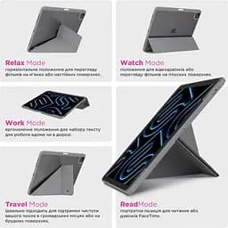 Чохол-книжка ArmorStandart Y-Type Pen для Apple iPad 10th Gen 10.9" [2022]/iPad 11 [2025] Gray [ARM77504] [133721] - мініатюра 10