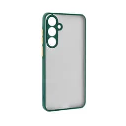 Чехол панель-накладка для Samsung Galaxy A55 5G (A556), Frosted Matte, зеленый, противоударный чехол с защитой всего корпуса, термополиуретан TPU + поликарбонат PC, ArmorStandart (ARM74336)