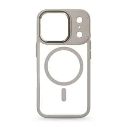 Чехол для Apple iPhone 17 Pro, Unit MagSafe, серый, прозрачный, магсейф, противоударный, магнитный, панель-накладка с поддержкой MagSafe, с поддержкой беспроводной зарядки, TPU+PC, защита всего корпуса, ударостойкий, ArmorStandart (ARM86293)