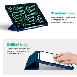 Чохол-книжка ArmorStandart Smart Fold Pen для Apple iPad 11 2025 (A16) / 10.9 2024 / 2022 Dark Blue (ARM74946) [133698] - мініатюра 5
