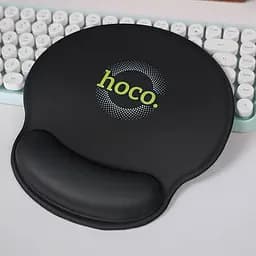 Килимок для мишки Hoco GM30 (230*215mm) with wrist rest Black - мініатюра 6