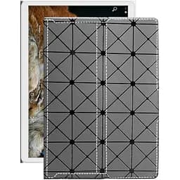 Чохол StatusCASE з екошкіри для планшету Asus Z101 (Китай) Сірий ромб