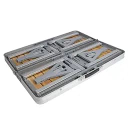 Стіл Bo-Camp Bamboo Brown/Silver (1404800) - мініатюра 3