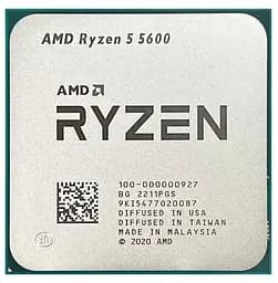 Процесор AMD Ryzen 5 5600 (100-000000927) (Socket AM4, 12T, 4.4 ГГц, Tray)