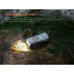 Ліхтар наключний Fenix E06R сірий - мініатюра 20