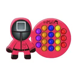 Антистресс симп-л-димпл, герой из сериала Игра в кальмара Netflix, красный, 20 см