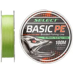 Шнур Select Basic PE Light Green 150 м 0.04 мм 5 lb/2.5 кг