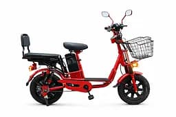 Электровелосипед Minako Monster (2000W, 60V, 36Ah) +Гидравлический тормоз +Раскладной Багажник / сиденье Красный