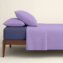 Комплект постільної білизни Cosas Lavender CS7 Сімейний лаванда (Lavender_El180x30-87DarkBlue_160x2) - мініатюра 2