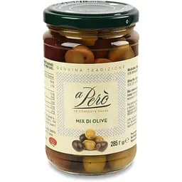 Оливки A Pero мікс у розсолі 285 г