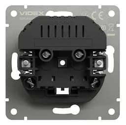 Розетка Videx Nota одинарна із заземленням USB-A+C 20W сірий графіт (VF-NT-SK1GUC-GR) - мініатюра 4