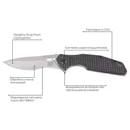 Ніж Skif Defender II SW Black - мініатюра 7