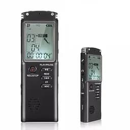 Диктофон цифровий з великим екраном Savetek GS-T60, пам'ять 32 Гб, стерео, акумуляторний (100321) - мініатюра 3